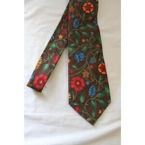 TANGO by Max Raab Cotton Floral Necktie, 3.75 Inch